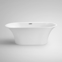 Aifol 67’’ Luxury Freestanding Bathtub Acrylic Soaking SPA Tub – Modern Bathtubs with Contemporary Design, White