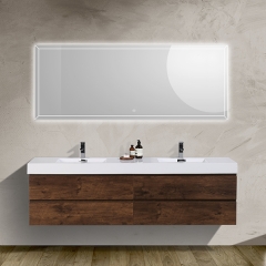 Aifol High Quality 84-inch Moistureproof Storage Bathroom Basin Cabinet